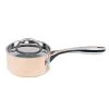 BergHOFF Copper Tri-Ply 1 Qt. Covered Saucepan, Polished Cookware