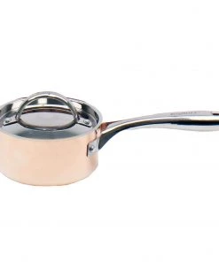 BergHOFF Copper Tri-Ply 3 Qt. Covered Saucepan, Polished Cookware