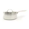 BergHOFF Vintage Tri-Ply Stainless Steel 7" Covered Saucepan, Hammered, 2 Qt Cookware