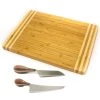 Chef Tools BergHOFF Bamboo 3Pc Striped Cutting Board And Aaron Probyn Cheese Knives Set 1 Chef Tools BergHOFF Bamboo 3Pc Striped Cutting Board And Aaron Probyn Cheese Knives Set