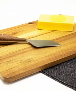 BergHOFF Bamboo 3Pc Long Two-Toned Board And Aaron Probyn Cheese Knives Set Chef Tools