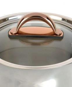 BergHOFF Ouro Gold 18/10 SS 8" Dutch Oven With Glass Lid