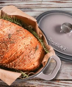 BergHOFF Neo 8qt Cast Iron Oval Covered Dutch Oven, Oyster Cookware 12 BergHOFF Neo 8qt Cast Iron Oval Covered Dutch Oven, Oyster Cookware