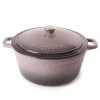 BergHOFF Neo 7qt Cast Iron Round Covered Dutch Oven, Oyster
