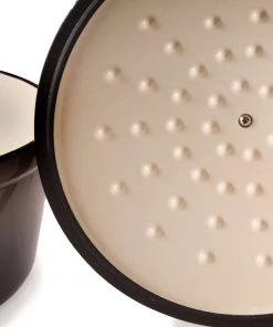 BergHOFF Neo 3qt Cast Iron Round Covered Dutch Oven, Oyster