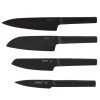 BergHOFF Ron 4Pc Knife Set Black