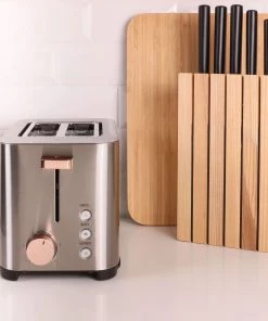 BergHOFF Ouro Gold 2 Slice Stainless Steel Toaster 850W