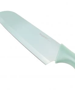 BergHOFF 8Pc PP Knife Set With Universal Black Knife Block, Mint Cutlery