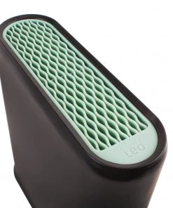 BergHOFF 8Pc PP Knife Set With Universal Black Knife Block, Mint Cutlery