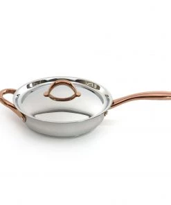 BergHOFF Ouro Gold 10pc 18/10 SS Cookware Set With SS Lid And Bronze Handles