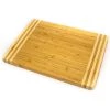 BergHOFF Bamboo Rectangular Cutting Board, Striped, 10.6x7.7x0.6" Cutlery