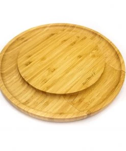 BergHOFF Bamboo Multi-Level Cheese Board Set, With 3 Tools Cutlery