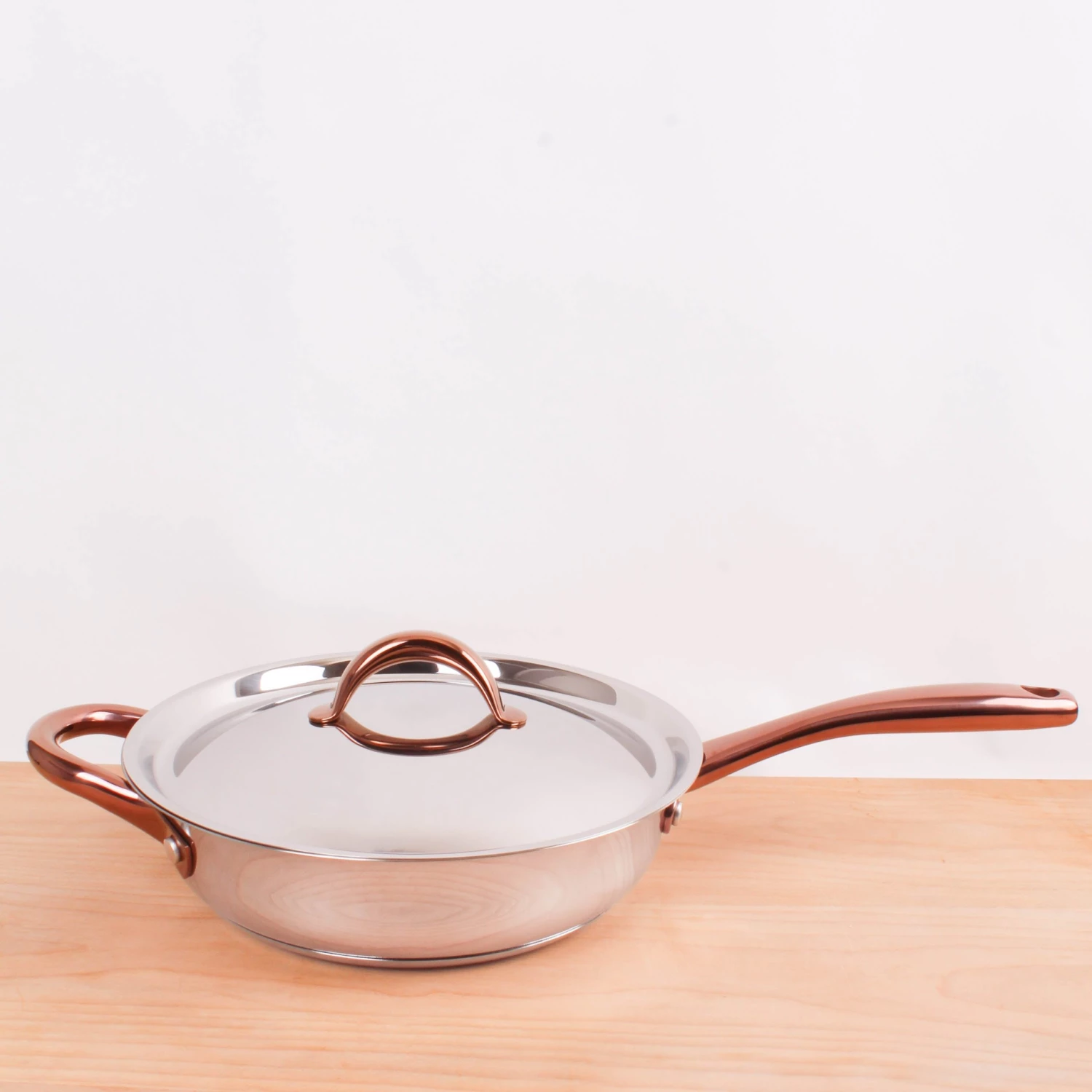 Cookware BergHOFF Ouro Gold 4pc Starter Cookwaer Set With Stainless Steel Lids 4 Cookware BergHOFF Ouro Gold 4pc Starter Cookwaer Set With Stainless Steel Lids