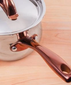 Cookware BergHOFF Ouro Gold 4pc Starter Cookwaer Set With Stainless Steel Lids 13 Cookware BergHOFF Ouro Gold 4pc Starter Cookwaer Set With Stainless Steel Lids