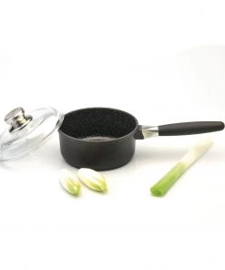 BergHOFF Scala Non-stick Cast Aluminum 7'' Covered Saucepan 2.2 Qt.