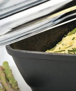 BergHOFF Scala Non Stick Cast Aluminum Roasting Pan With Glass Cover, 4.9 Qt Bakeware 10 BergHOFF Scala Non Stick Cast Aluminum Roasting Pan With Glass Cover, 4.9 Qt Bakeware