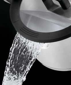 BergHOFF GEM 6Pc Downdraft 18/10 Stainless Steel Cookware Set, Black Handles