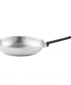 BergHOFF GEM 7Pc Downdraft 18/10 Stainless Steel Cookware Set, Black Handles