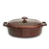 BergHOFF Neo 4.8Qt Cast Iron Round Covered Dutch Oven, Brown