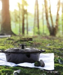 BergHOFF Neo 4.8Qt Cast Iron Round Covered Dutch Oven, Brown