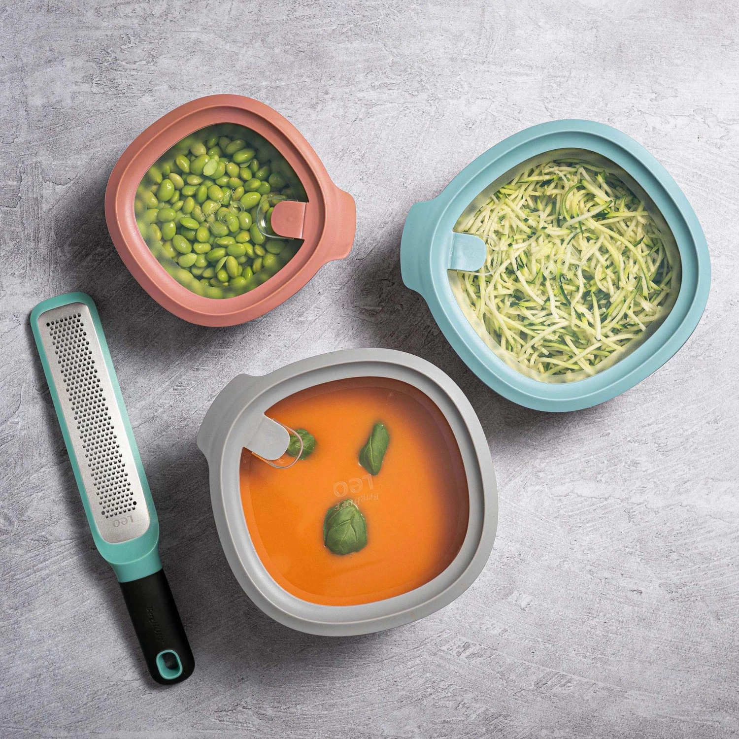 BergHOFF Leo To Go 3-pc Covered Bowl Set Outdoor 5 BergHOFF Leo To Go 3-pc Covered Bowl Set Outdoor