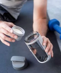 Outdoor BergHOFF Leo To Go Shaker Bottle With Powder Compartment 16.9oz