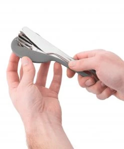 Tabletop & Bar BergHOFF Leo 4Pc SS Travel Flatware Set, Grey