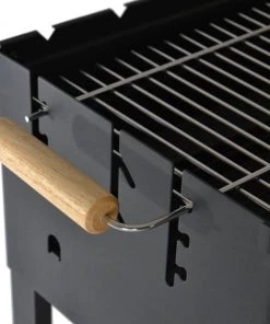 Outdoor BergHOFF Portable Charcoal Barbeque Grill, Black Steel