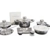 BergHOFF TFK 15Pc Gourmet 18/10 Stainless Steel Cookware Set