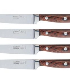 Cutlery BergHOFF Pakka 4pc Stainless Steel Steak Knife Set