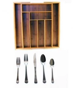 Tabletop & Bar BergHOFF Everyday 40 Pc Flatware Set With 8 Slot Expanding Organizer 8 Tabletop & Bar BergHOFF Everyday 40 Pc Flatware Set With 8 Slot Expanding Organizer