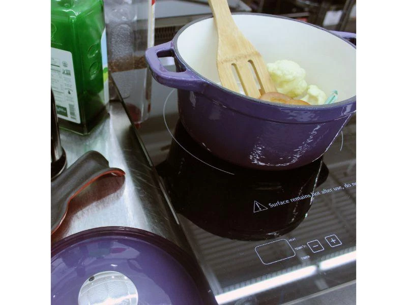 Cookware BergHOFF Neo Cast Iron Set 3pc Purple (3qt Cast Iron Covered Stockpot, 10" Cast Iron Fry Pan, 11" Cast Iron Grill Pan) 5 Cookware BergHOFF Neo Cast Iron Set 3pc Purple (3qt Cast Iron Covered Stockpot, 10" Cast Iron Fry Pan, 11" Cast Iron Grill Pan)