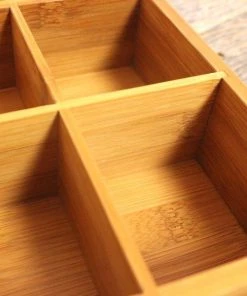 BergHOFF Bamboo Tea Box Set 2pc (Flatware Caddy 9.75" & Tea Box 12") 10 BergHOFF Bamboo Tea Box Set 2pc (Flatware Caddy 9.75