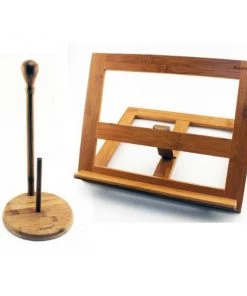 Chef Tools BergHOFF Bamboo Utility Set 2pc (Cookbook Holder & Paper Towel Holder)