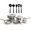 BergHOFF Ouro 11pcs 18/10 Stainless Steel Cookware Set With SS Lid And 5pc Nylon Kitchen Tool Set 1 BergHOFF Ouro 11pcs 18/10 Stainless Steel Cookware Set With SS Lid And 5pc Nylon Kitchen Tool Set