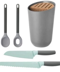 BergHOFF Leo Knife And Utensil Set With Organizer Cutlery