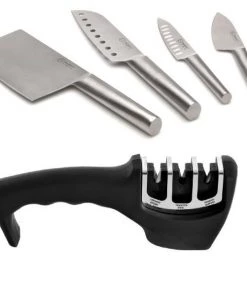 BergHOFF Santoku 5pc Set/Sharpener Cutlery