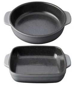 BergHOFF Gem 2Pc 9.5" Round And Square Baking Dish Set Bakeware