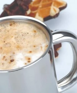 BergHOFF Straight 18/10 Stainless Steel Coffee Mugs, Set Of 4 Coffee & Tea