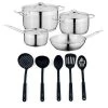 BergHOFF Hotel 18/10 SS 12Pc Cookware Set