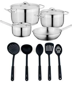 BergHOFF Hotel 18/10 SS 12Pc Cookware Set