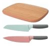 Cutlery BergHOFF Leo 3pc Chef & Santoku Knife Set