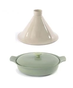 BergHOFF Ron 2pc Tajine Set, Green Bakeware