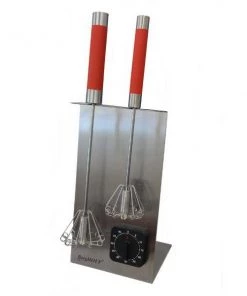 BergHOFF 2Pc Magic Whisk Set With Free Timer, Red Chef Tools