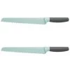 BergHOFF Leo 9” Stainless Steel Bread Knife, Set Of 2 Cutlery