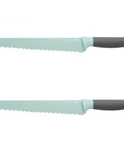 BergHOFF Leo 9” Stainless Steel Bread Knife, Set Of 2 Cutlery