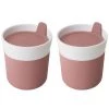 BergHOFF Leo 8.45oz Porcelain Travel Mug, Set Of 2 Outdoor