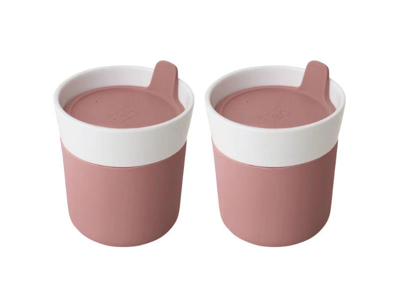 BergHOFF Leo 8.45oz Porcelain Travel Mug, Set Of 2 Outdoor 3 BergHOFF Leo 8.45oz Porcelain Travel Mug, Set Of 2 Outdoor