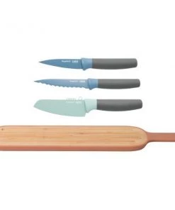 BergHOFF Leo 4pc Cutlery And Board Set, Multicolor