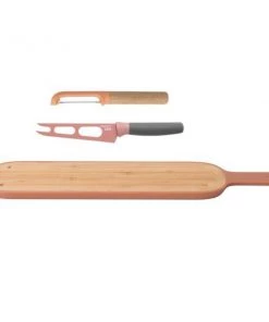 BergHOFF Leo 3pc Cutlery And Peeler Set, Pink